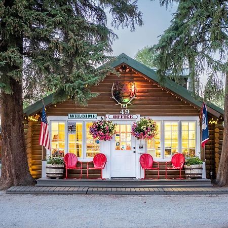 Log Cabin Motel Pinedale Esterno foto