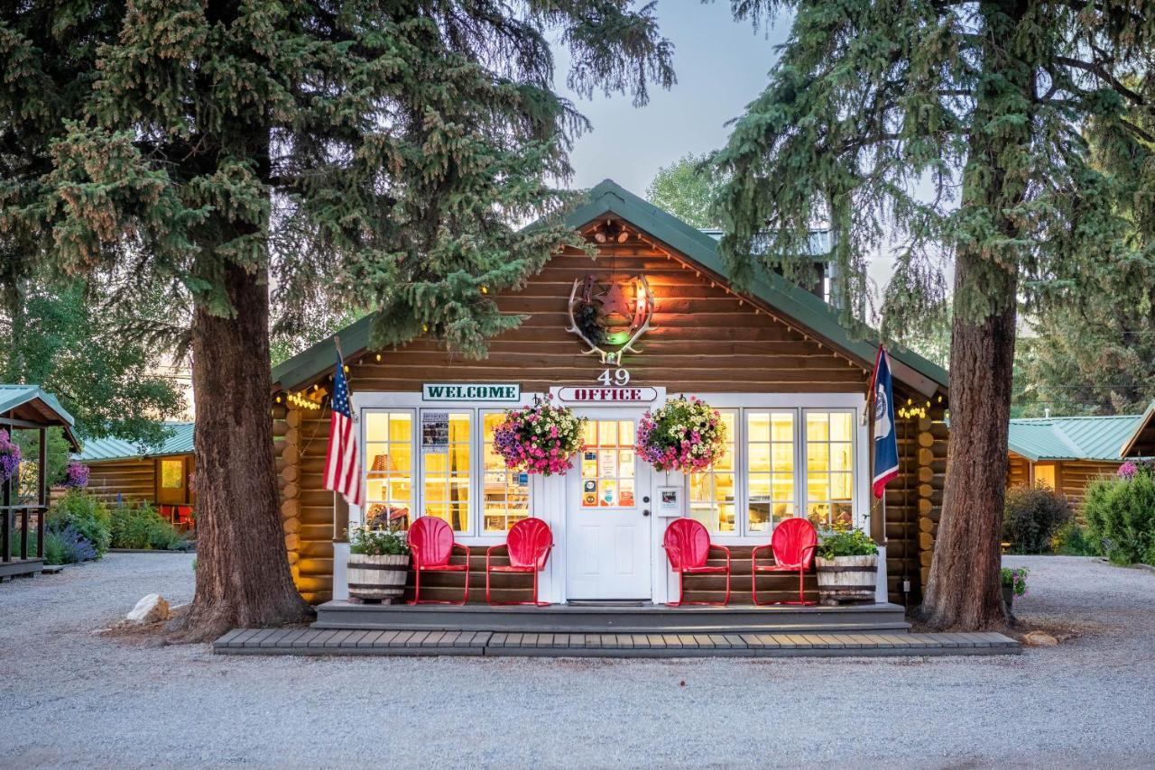 Log Cabin Motel Pinedale Esterno foto